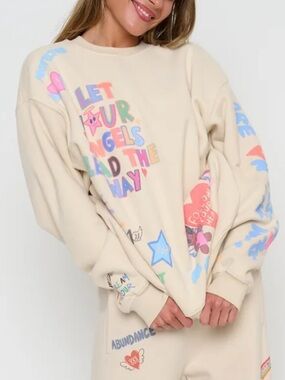 Mayfair Angels All Around You Classic Crewneck Size XS